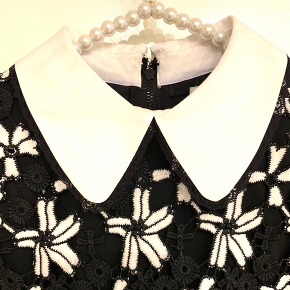 Alice + Olivia Debra Oversized Collar Dress - Picture 3 of 6